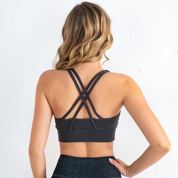 same 21 spring and summer cross beauty strap no steel ring bra women's yoga sports underwear, Black;white
same 21 spring and summer cross beauty strap no steel ring bra women's yoga sports underwear, Black;white