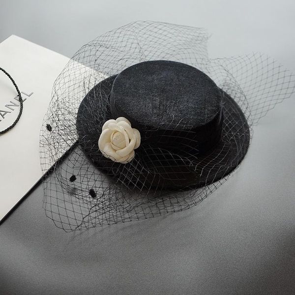 stingy brim hats women fascinator hat cocktail party flat fedora veil flower headwear bride wedding hair accessory lady velvet, Blue;gray
stingy brim hats women fascinator hat cocktail party flat fedora veil flower headwear bride wedding hair accessory lady velvet, Blue;gray