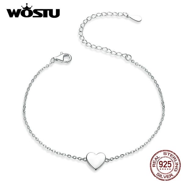 wostu 100% real 925 sterling silver love heart bracelet for women wedding lover bracelets luxury jewelry gifts cqb161, Golden;silver
wostu 100% real 925 sterling silver love heart bracelet for women wedding lover bracelets luxury jewelry gifts cqb161, Golden;silver