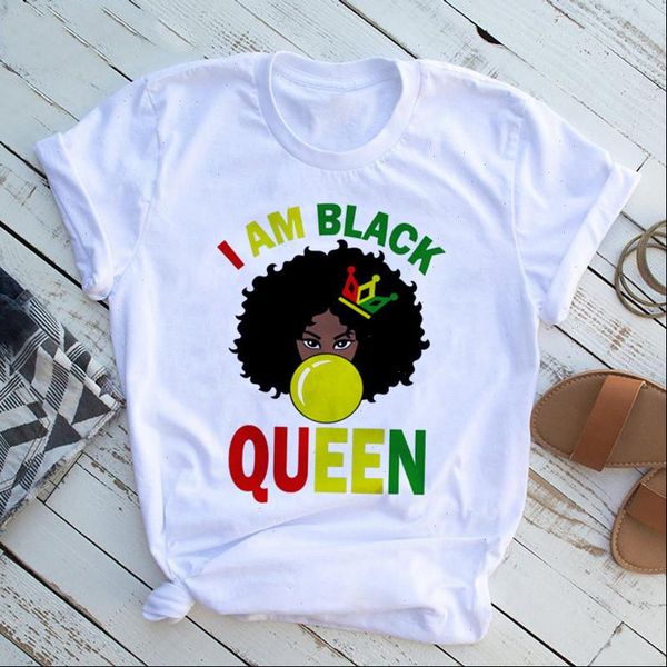 women i am a strong melanin queen t shirt summer clothes african black girl history month female tee vintage, White
women i am a strong melanin queen t shirt summer clothes african black girl history month female tee vintage, White