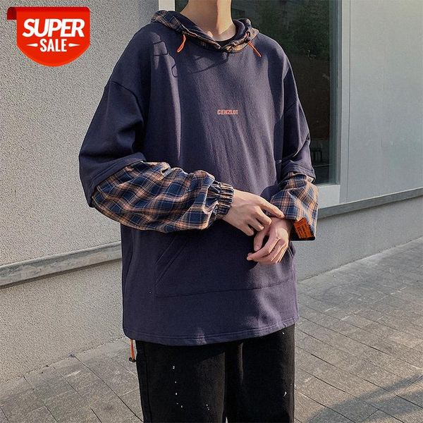 yemi fashion | men's hooded sweater, hong kong style, korean style trendy loose hedging fake two-piece upper clothes #0t7h, Black
yemi fashion | men's hooded sweater, hong kong style, korean style trendy loose hedging fake two-piece upper clothes #0t7h, Black
