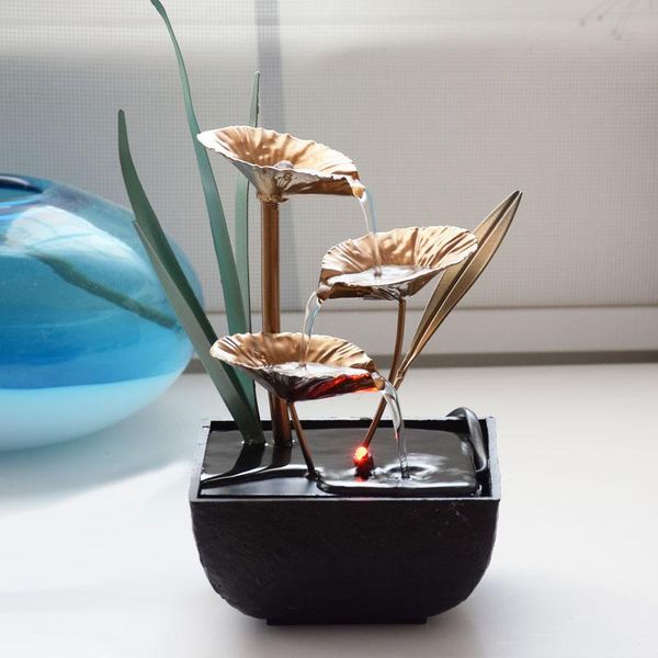 decorative indoor water fountains lotus fountain resin crafts gifts feng shui wheel deskfor home office teaho objects & figurines
decorative indoor water fountains lotus fountain resin crafts gifts feng shui wheel deskfor home office teaho objects & figurines