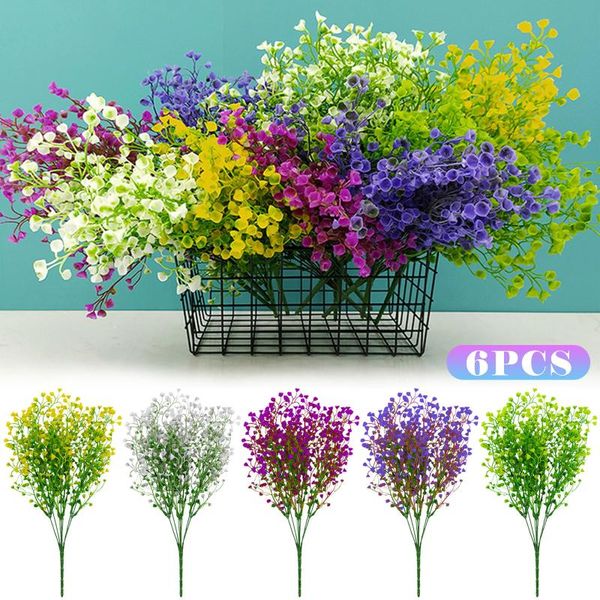 decorative flowers & wreaths 6 bundles artificial lavender outdoor fake for decoration uv resistant no fade faux plastic plants garden décor
decorative flowers & wreaths 6 bundles artificial lavender outdoor fake for decoration uv resistant no fade faux plastic plants garden décor