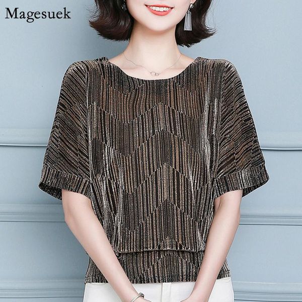 summer glitter short sleeve female shirt shiny sequin blouse femme loose shine plus size women shirts blouses 10127 women's &, White
summer glitter short sleeve female shirt shiny sequin blouse femme loose shine plus size women shirts blouses 10127 women's &, White
