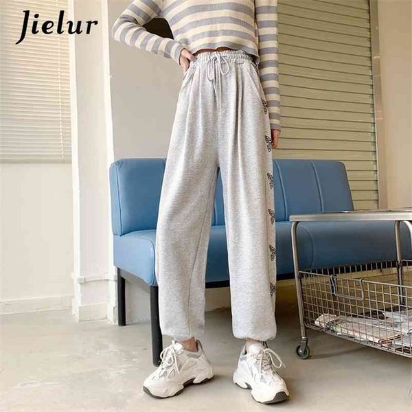 fashion leisure women sweatpants creative butterfly print sports trousers gray pink high waist pants female autumn s-l 210426, Black;white
fashion leisure women sweatpants creative butterfly print sports trousers gray pink high waist pants female autumn s-l 210426, Black;white