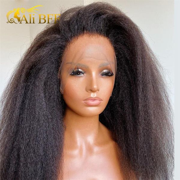 lace wigs 13x4 front human hair 180% kinky straight wig 4x4 closure for black women glueless pre plucked yaki, Black;brown
lace wigs 13x4 front human hair 180% kinky straight wig 4x4 closure for black women glueless pre plucked yaki, Black;brown