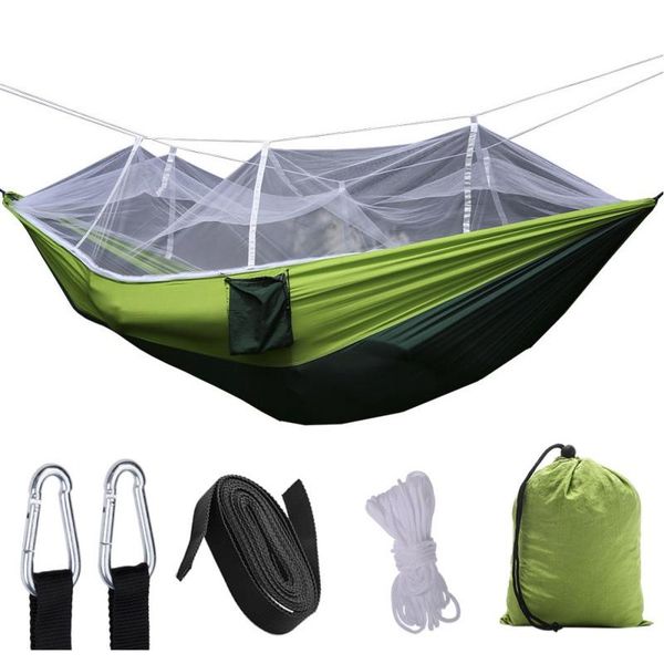 outdoor mosquito net hammock camping with ultra light nylon double hammock, indoor, outdoor, hiking, camping, camp furniture
outdoor mosquito net hammock camping with ultra light nylon double hammock, indoor, outdoor, hiking, camping, camp furniture