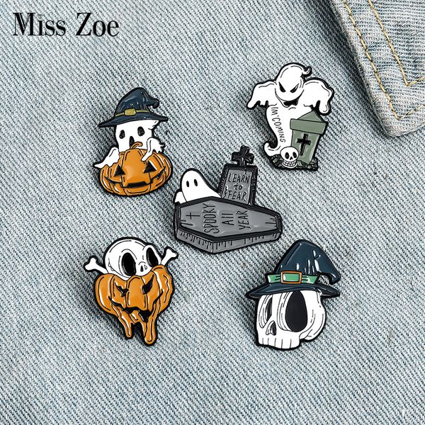 halloween enamel pin skeleton skull pumpkin ghost grave coffin brooch bag lapel pin gothic badge boo jewelry gift for friendsdio chan contac, Gray
halloween enamel pin skeleton skull pumpkin ghost grave coffin brooch bag lapel pin gothic badge boo jewelry gift for friendsdio chan contac, Gray