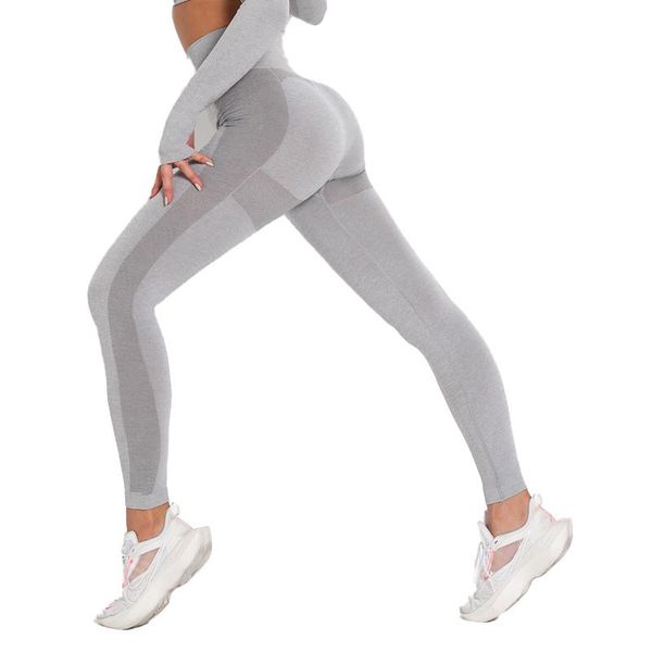 women's leggings jianweili seamless stretch fitness push up slim woman splicing high waist gym lift hip pants, Black
women's leggings jianweili seamless stretch fitness push up slim woman splicing high waist gym lift hip pants, Black