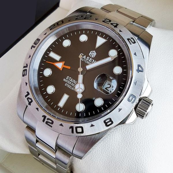 wristwatches watches mens automatic mechanical wristwatch stainless steel luminous 50m waterproof clock reloj para hombre, Slivery;brown
wristwatches watches mens automatic mechanical wristwatch stainless steel luminous 50m waterproof clock reloj para hombre, Slivery;brown