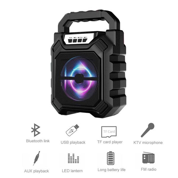 outdoor speakers portable wireless speaker big sound stereo fm radio led light waterproof bluetooth-compatible
outdoor speakers portable wireless speaker big sound stereo fm radio led light waterproof bluetooth-compatible