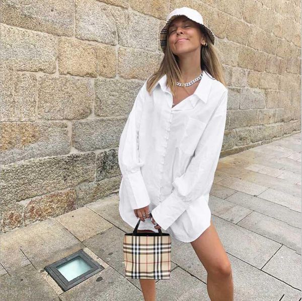 fashion women's loose bat sleeves large size personality tailoring irregular hem solid color t-shirt blouses & shirts, White
fashion women's loose bat sleeves large size personality tailoring irregular hem solid color t-shirt blouses & shirts, White