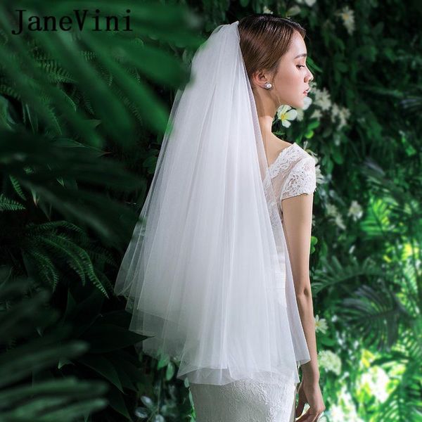 bridal veils janevini 2021 elegant tulle two layers wedding cut edge white elbow length veil with comb short accessories, Black
bridal veils janevini 2021 elegant tulle two layers wedding cut edge white elbow length veil with comb short accessories, Black