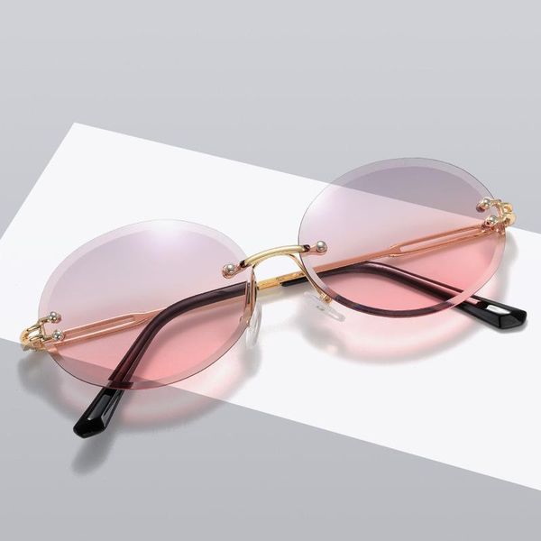 sunglasses oloey rimless oval women luxury trimmed eyewear female fashion trendy metal sun glasses camping hiking uv400 oculos, White;black
sunglasses oloey rimless oval women luxury trimmed eyewear female fashion trendy metal sun glasses camping hiking uv400 oculos, White;black