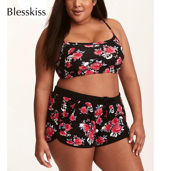 blesskiss high waist swimsuit bikini 2021 plus size swimwear women large bathing suit with shorts swimming for 5xl women's, White;black
blesskiss high waist swimsuit bikini 2021 plus size swimwear women large bathing suit with shorts swimming for 5xl women's, White;black