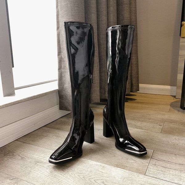 boots high heel women style patent leather high boots autumn and winter ewc6 rupp, Black
boots high heel women style patent leather high boots autumn and winter ewc6 rupp, Black