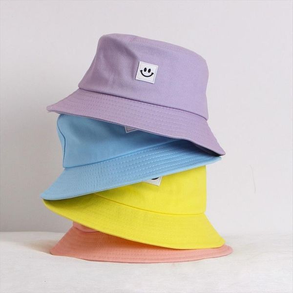 bucket hat fisherman cap beach hats for baby girl kids boy candy colors smile face sun gorro gorras casquette muts, Blue;gray
bucket hat fisherman cap beach hats for baby girl kids boy candy colors smile face sun gorro gorras casquette muts, Blue;gray
