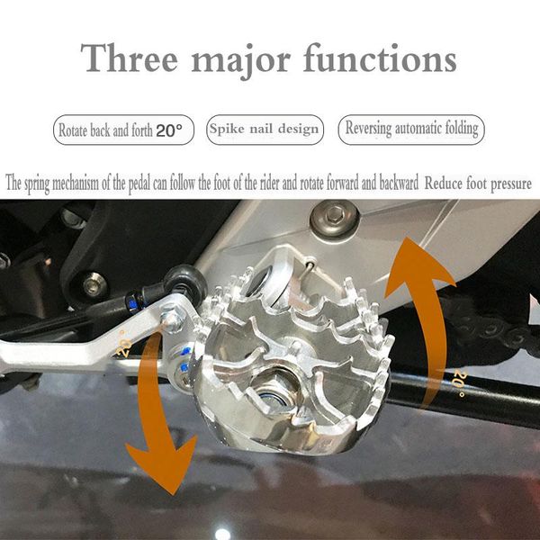 pedals suitable for motorcycle r1250gs / r1200gs modified foldable rotating widened foot scooter accessories f750gs f850
pedals suitable for motorcycle r1250gs / r1200gs modified foldable rotating widened foot scooter accessories f750gs f850