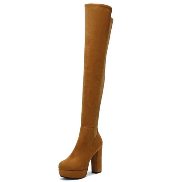 New Women Over Knee High Boors High Platform Winter Ladies Shoes Sexy Fashion Stretch Boots Woman Footwear Size 34-43, Black 1
New Women Over Knee High Boors High Platform Winter Ladies Shoes Sexy Fashion Stretch Boots Woman Footwear Size 34-43, Black 1