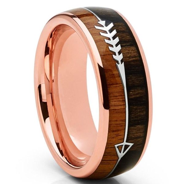 wedding rings men 8mm tungsten carbide rose goldtone arrow band hunting ring koa wood inlay, Slivery;golden
wedding rings men 8mm tungsten carbide rose goldtone arrow band hunting ring koa wood inlay, Slivery;golden
