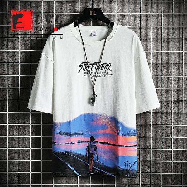 summer leisure cotton youth short-sleeved t-shirt loose fashion beach men's creative painted t-shirts, White;black
summer leisure cotton youth short-sleeved t-shirt loose fashion beach men's creative painted t-shirts, White;black