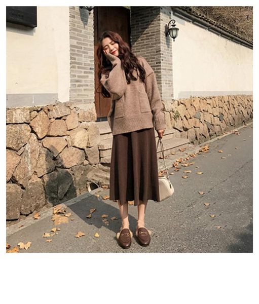 skirts vintage womens high waist pleated solid color long skirt quality autumn winter 2021 maxi i, Black
skirts vintage womens high waist pleated solid color long skirt quality autumn winter 2021 maxi i, Black