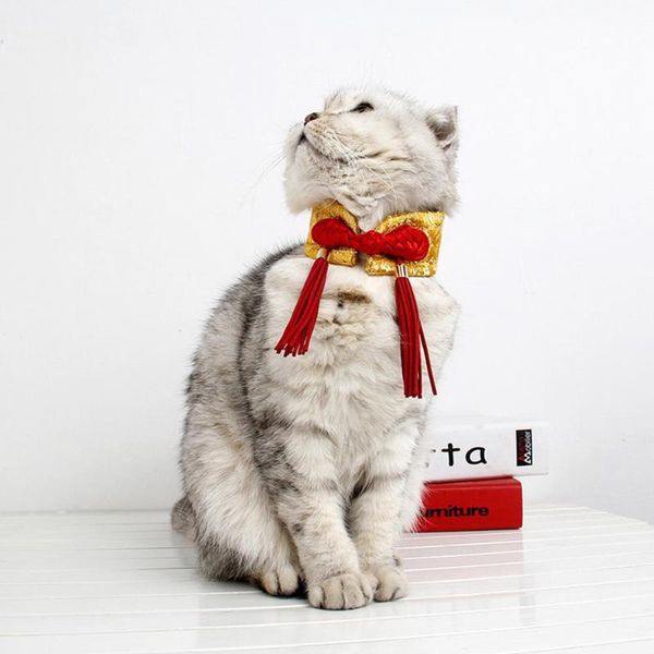 cat collars & leads chinese style pet tassel collar for autumn winter year wear
cat collars & leads chinese style pet tassel collar for autumn winter year wear