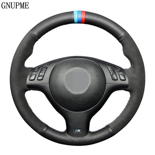 steering wheel covers diy hand-stitched black genuine leather suede car cover for e46 e39 330i 540i 525i 530i 330ci m3 2001-2003
steering wheel covers diy hand-stitched black genuine leather suede car cover for e46 e39 330i 540i 525i 530i 330ci m3 2001-2003