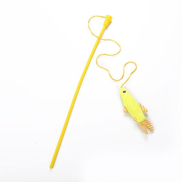 2pcs cartoon fish plush cat teaser toys kitten funny wand pet interactive stick supplies
2pcs cartoon fish plush cat teaser toys kitten funny wand pet interactive stick supplies