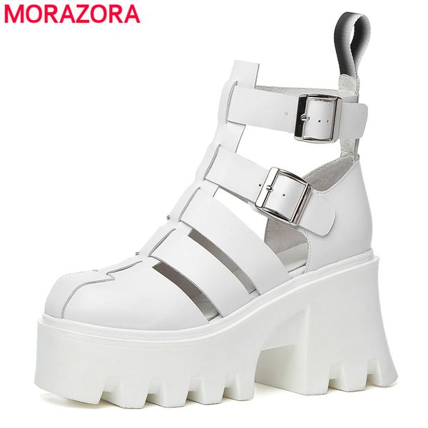 chunky sandals women shoes genuine leather gladiator sandals fashion platform shoes woman thick sole summer shoes 210506, Black
chunky sandals women shoes genuine leather gladiator sandals fashion platform shoes woman thick sole summer shoes 210506, Black