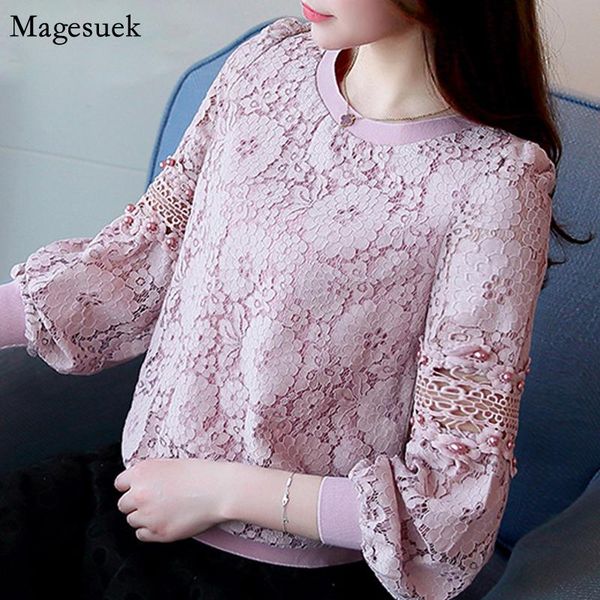autumn solid lace women blouses long sleeve casual knitted floral pullover shirts blusas 668c 30 women's &, White
autumn solid lace women blouses long sleeve casual knitted floral pullover shirts blusas 668c 30 women's &, White