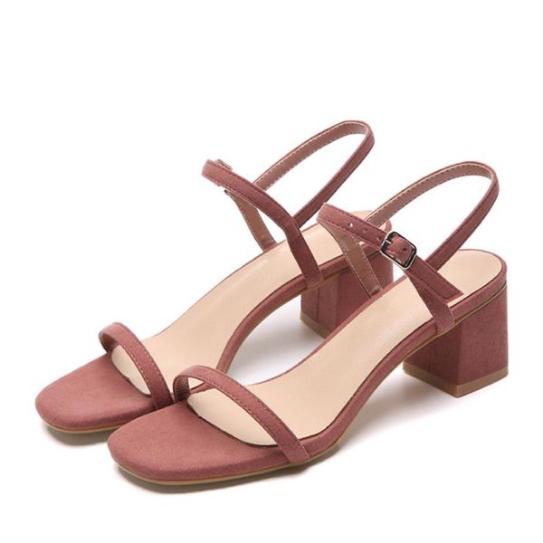 summer women's sandals open-toe shoes wild belt buckle thick heel thin square heeled casual 25, Black
summer women's sandals open-toe shoes wild belt buckle thick heel thin square heeled casual 25, Black