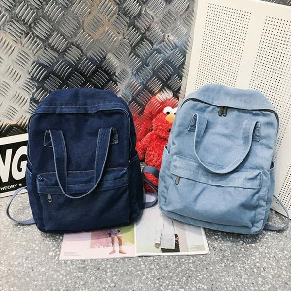 backpack denim lapwomen's casual travel bag solid school backpacks for teens male hiking bagpack female vintage rucksack
backpack denim lapwomen's casual travel bag solid school backpacks for teens male hiking bagpack female vintage rucksack
