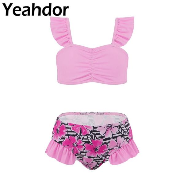 one-piece suits kids girls swimwear 2021 swimming outfit straps ruched front ruffle trim crop and briefs set children beach bathing sui
one-piece suits kids girls swimwear 2021 swimming outfit straps ruched front ruffle trim crop and briefs set children beach bathing sui