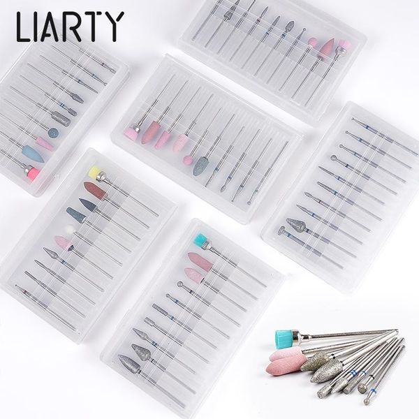 nail art equipment liarty 10pcs/box ceramic drill bits steel machine accessoires for manicure pedicure grinding head sander tools, Silver
nail art equipment liarty 10pcs/box ceramic drill bits steel machine accessoires for manicure pedicure grinding head sander tools, Silver