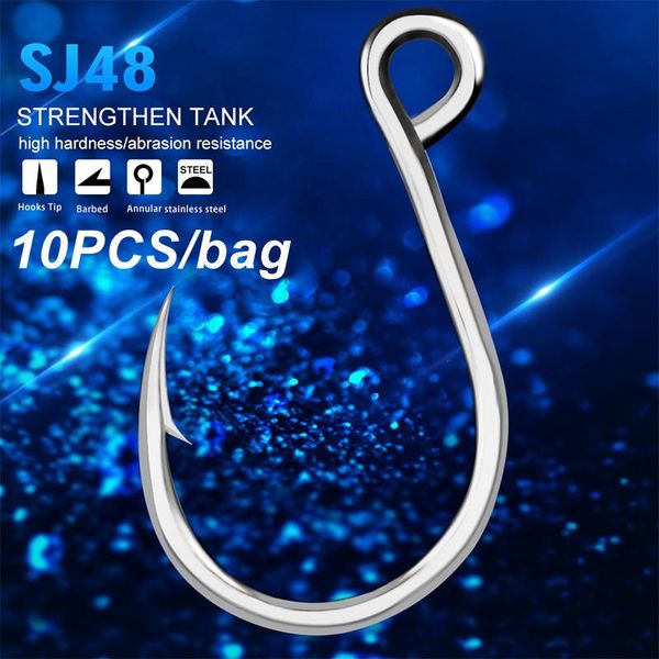 fishing hooks battlebass jigging hook 1/0#-11/0# saltwater single model stainless steel fishhook big
fishing hooks battlebass jigging hook 1/0#-11/0# saltwater single model stainless steel fishhook big