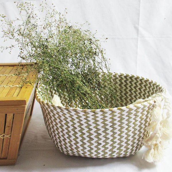 storage baskets mesh double knot long tassel white straw basket folding flower 4 size
storage baskets mesh double knot long tassel white straw basket folding flower 4 size