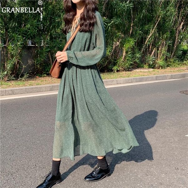 casual dresses female polka dot lace long sleeve vintage dress retro classic outwear fashion solid ladies, Black;gray
casual dresses female polka dot lace long sleeve vintage dress retro classic outwear fashion solid ladies, Black;gray