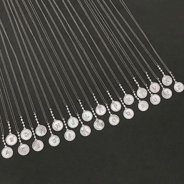 chains s925 sterling silver summer letter mother shell necklace female european and american fashion retractable sweater chain gift
chains s925 sterling silver summer letter mother shell necklace female european and american fashion retractable sweater chain gift