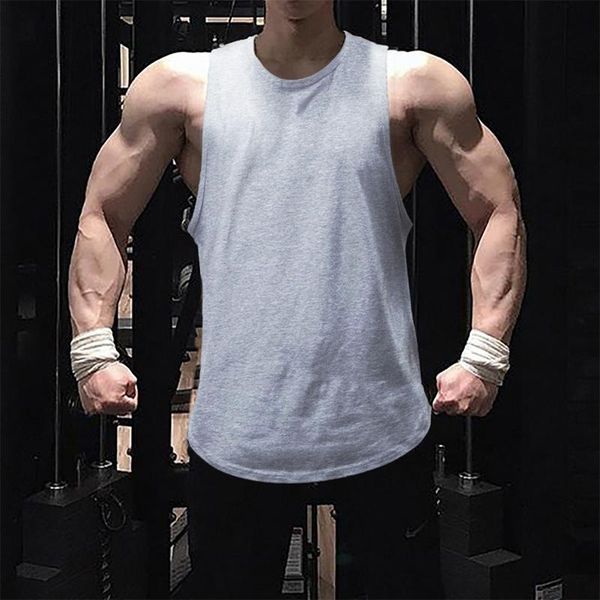 men' tank men bodybuilding gym workout fitness cotton sleeveless shirt running clothes stringer singlet male summer casual vest, White;black
men' tank men bodybuilding gym workout fitness cotton sleeveless shirt running clothes stringer singlet male summer casual vest, White;black