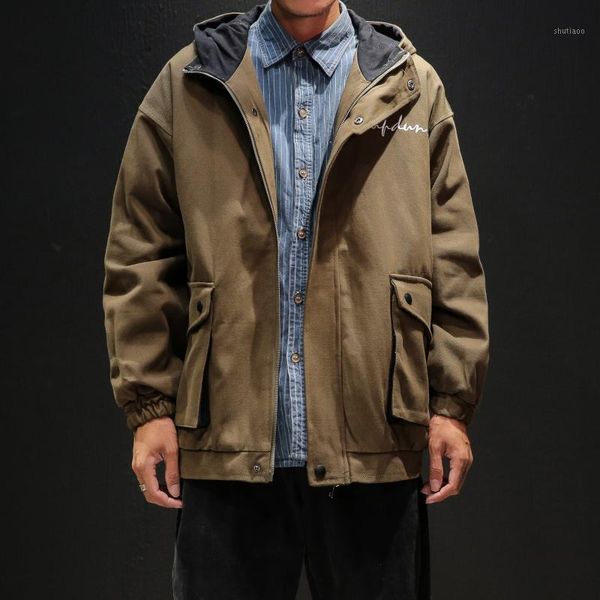 men's jackets 2021 plus size embroidery men cotton youth is in fashion coat relax and breathe male clothes, Black;brown
men's jackets 2021 plus size embroidery men cotton youth is in fashion coat relax and breathe male clothes, Black;brown