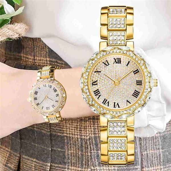 wristwatches starry roman diamond dial fashion women watches gold stainless steel luxury ladies casual female quartz clock, Slivery;brown
wristwatches starry roman diamond dial fashion women watches gold stainless steel luxury ladies casual female quartz clock, Slivery;brown