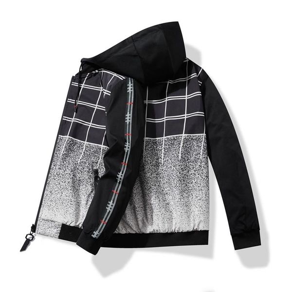 men's jackets windbreaker youth korea fashion hooded print casual coat male clothing spring autumn men drop, Black;brown
men's jackets windbreaker youth korea fashion hooded print casual coat male clothing spring autumn men drop, Black;brown