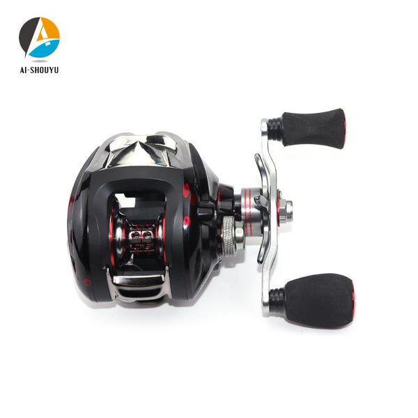 baitcasting reels ai-shouyu fishing reel 18+1bb 10kg/22lb magnetic and centrifugal double brake gear ratio 7.2:1 longcast
baitcasting reels ai-shouyu fishing reel 18+1bb 10kg/22lb magnetic and centrifugal double brake gear ratio 7.2:1 longcast