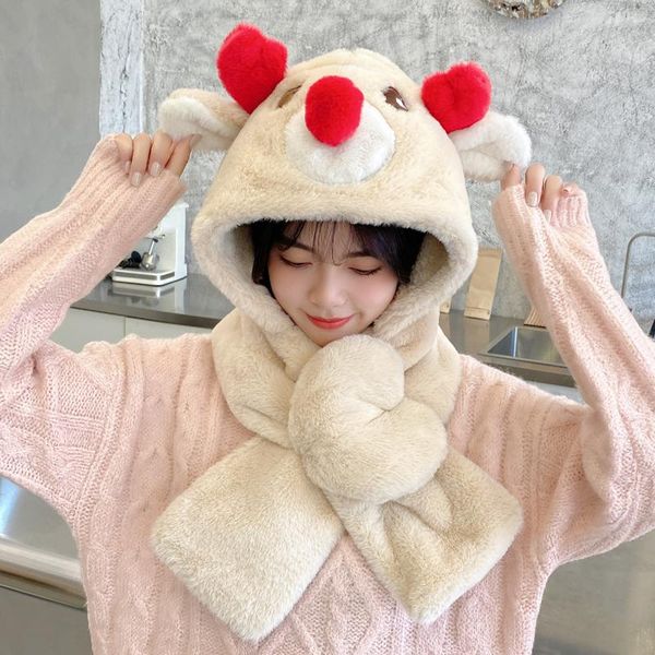 hats, scarves & gloves sets winter thickened cute faux fur hat scarf one-piece two-piece women korean version of plush cold-proof and, Blue;gray
hats, scarves & gloves sets winter thickened cute faux fur hat scarf one-piece two-piece women korean version of plush cold-proof and, Blue;gray