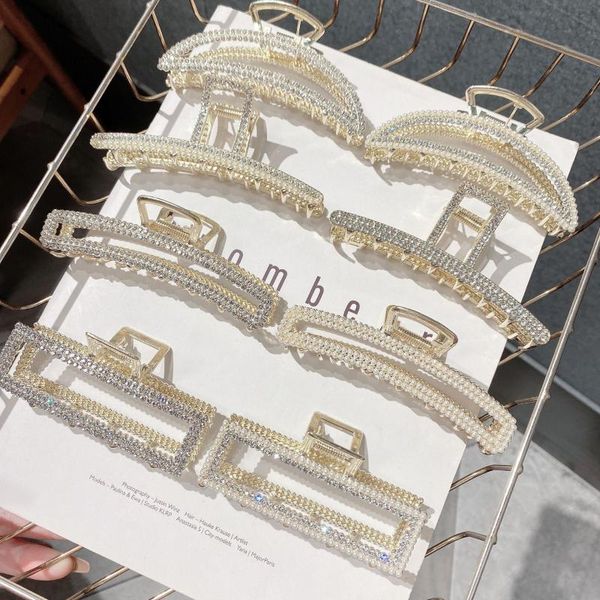 hair clips & barrettes metal big size pearls crystal women accessories hairclips hairpins hairgrip headwear girls crab bands, Golden;silver
hair clips & barrettes metal big size pearls crystal women accessories hairclips hairpins hairgrip headwear girls crab bands, Golden;silver