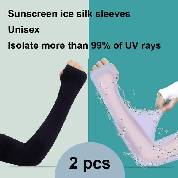 2pcs sun protection sleeve ice summer anti-uv arm cycling drive outdoor sports gloves, Black
2pcs sun protection sleeve ice summer anti-uv arm cycling drive outdoor sports gloves, Black