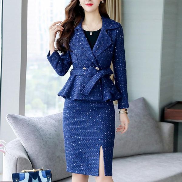 two piece dress elegant skirt suits women 2021autumn winter fashion sashes wool blazer and side split mini pencil skirts female chic sets, White
two piece dress elegant skirt suits women 2021autumn winter fashion sashes wool blazer and side split mini pencil skirts female chic sets, White