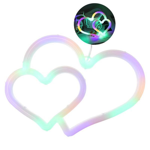 night lights led neon sign art decorative pink colorful decoration lamp kids boy and girl gift dual-heart light
night lights led neon sign art decorative pink colorful decoration lamp kids boy and girl gift dual-heart light