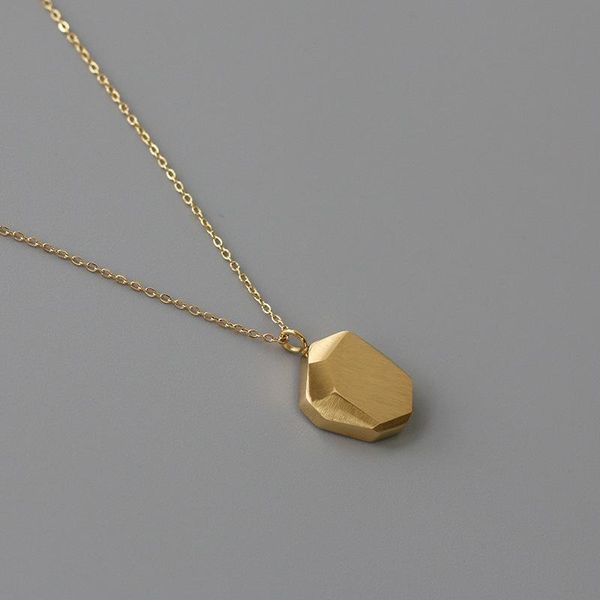 pendant necklaces stainless steel geometric irregular necklace for women matte drawing metal clavicle chain gold color, Silver
pendant necklaces stainless steel geometric irregular necklace for women matte drawing metal clavicle chain gold color, Silver